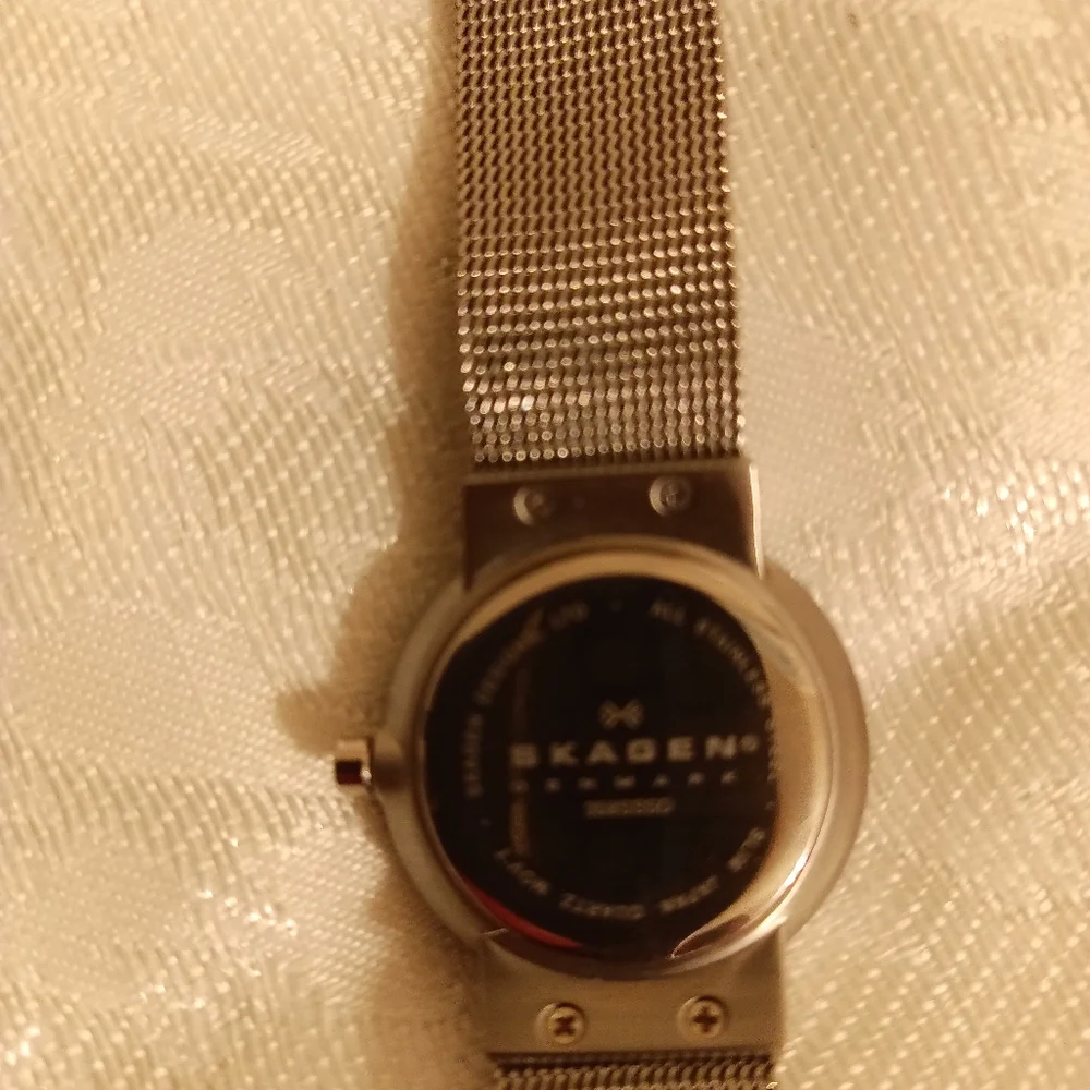 Skagen stainless steel mesh Freja women's watch